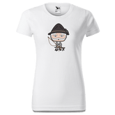 Da Oid Sinzer Goasslschnoizer T Shirt Damen Weiss Gehering Front